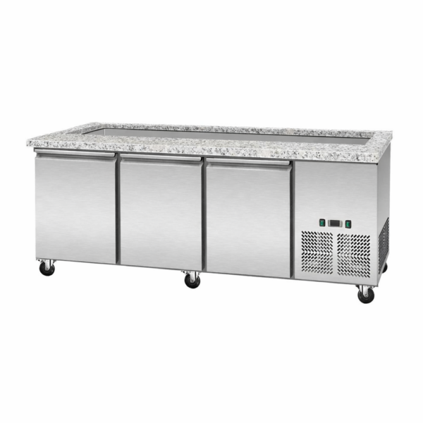 Kühltheke 5x GN1/1 Granit Grau
