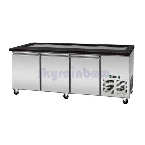 Kühltheke 5x GN1/1 Granit Grau