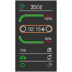 Diamond Elektro-Kettenbandofen Umluft 650 mm Touch Screen – Bild 2
