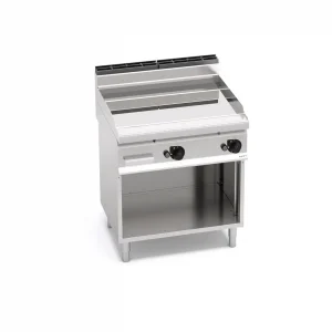 Bertos Gas Grillplatte Glatt Compound