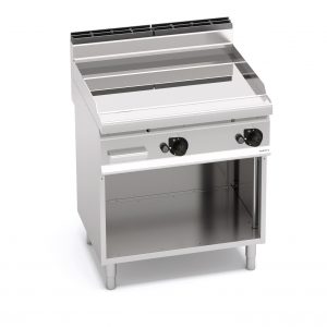 Bertos Gas Grillplatte Glatt Compound