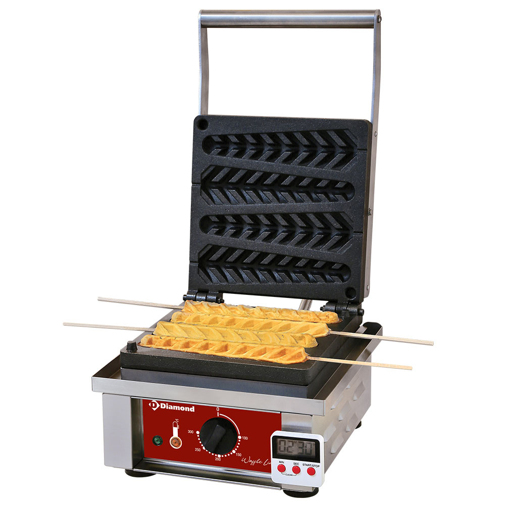 Diamond Elektro-Waffeleisen "Ähre am Stiel" 4 Stück – Bild 1