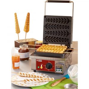 Diamond Elektro-Waffeleisen "Ähre am Stiel" 4 Stück – Bild 2