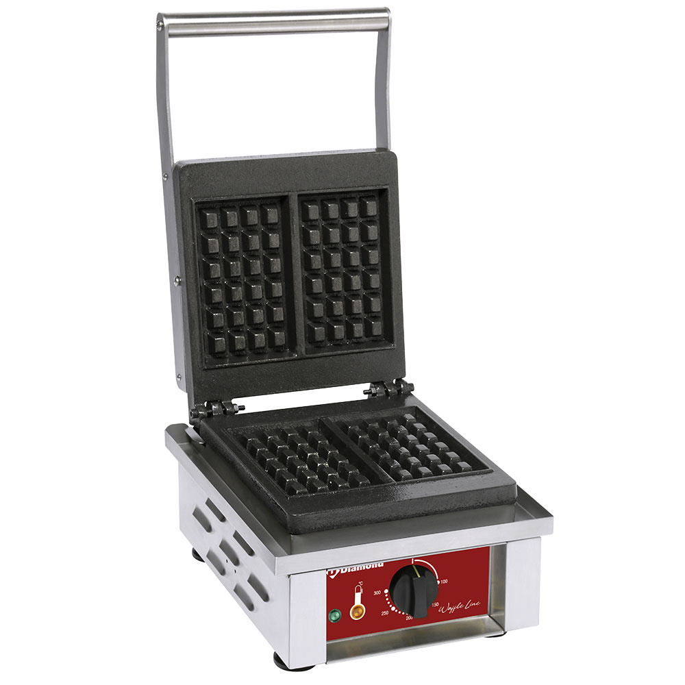 Diamond Elektro-Waffeleisen Modell Lüttich 4×6 – Bild 1