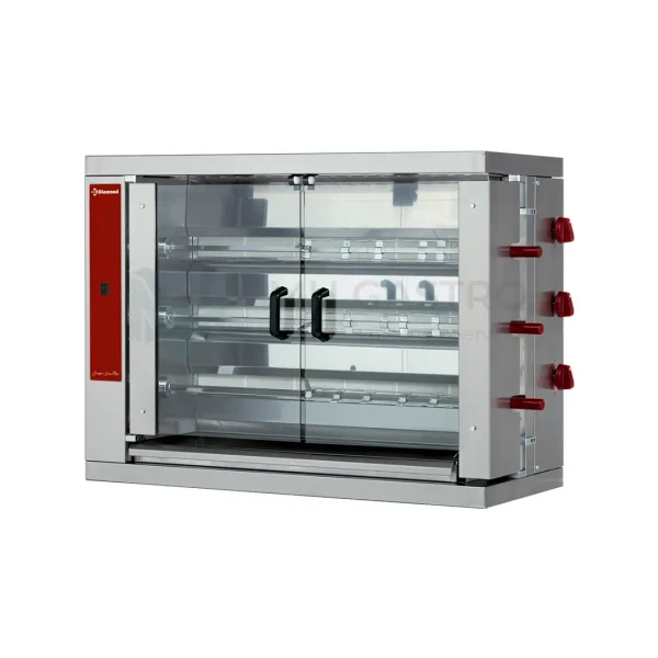 Diamond Hähnchengrill Gas 3 Spieße (18 Hähnchen)